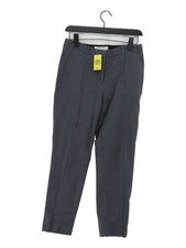 L.K. Bennett Women's Trousers UK 10 Grey 100% Other Tapered Chino