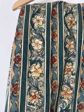 Vintage Floral Stripe Country