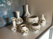 7 Porcelain Vases, Zsolnay