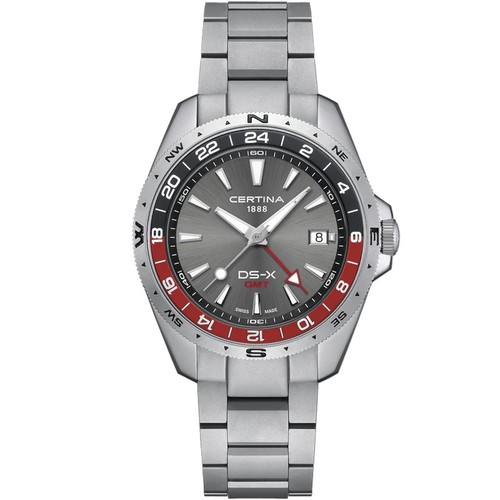 Certina gmt 2mm grey - ds-x,