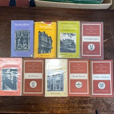 The Buildings Of England By Nikolaus Pevsner x 5 Volumes 1950s-1960s
