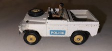 Vintage 1975 Britains 1/32 Land Rover Police Car Diecast Toy With Driver - SWB