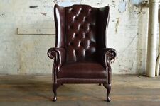 HANDMADE VINTAGE DARK BROWN