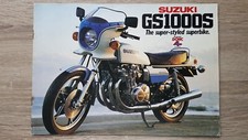 SUZUKI GS1000S ORIGINAL SALES BROCHURE 1980