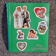 Vintage ScrapBook With Decoupage Paper Die Cut Scraps