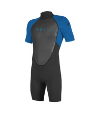 2022 O'NEILL 2MM KIDS REACTOR SHORTY WETSUIT BLACK OCEAN