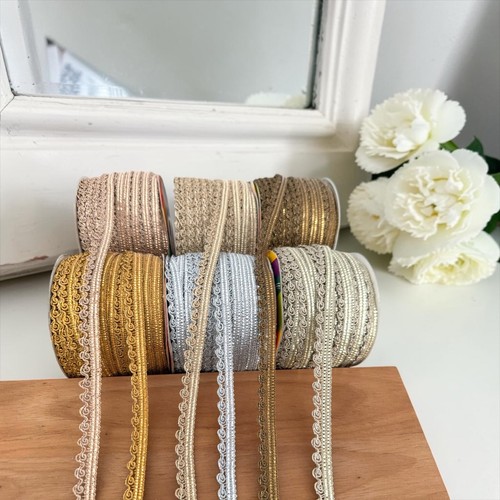 Spiral coil zari dori lace - coil,