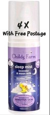 Childs Farm SlumberTime Sleep Mist Lavender and Moon Milk Suitable for Babies x4