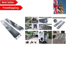 Heavy-Duty Steel Loading Ramps (Set of 2) for Safe ATV and Motorcycle Loading
