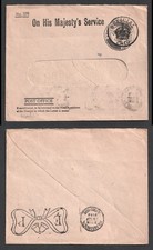 1947 OHMS TARBERT Argyll, Kilmarock Wedding Bells Bow slogan cover