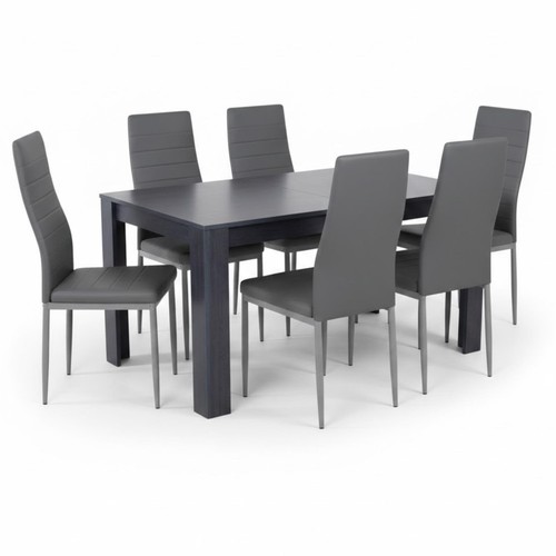 Modern charcoal dining table - charcoal,