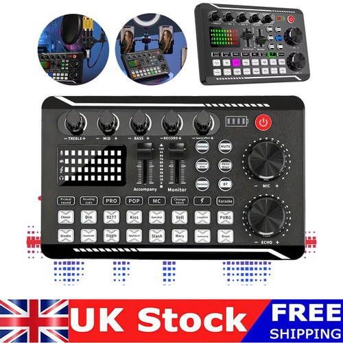 Live sound card and audio - card,