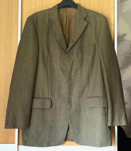 Green blazer jacket wool - m&s,