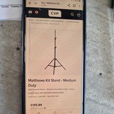 Matthews Kit Stand - Medium Duty  Black/ Aluminum (MD-B387485)