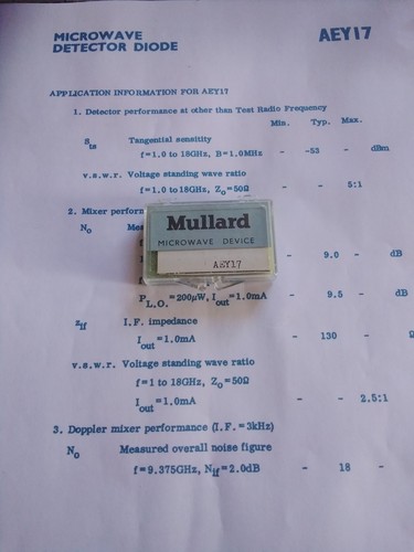 Vintage mullard microwave - ,