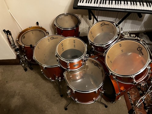2xdrum kit tama silverstar - tama,