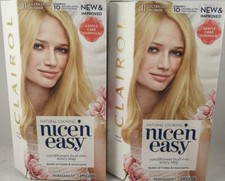 Nice' n Easy Hair Dye  Permanent Clairol, Ultra Light Blonde Number 11 x 2