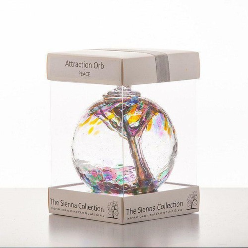 Glass peace attraction orb - glass,