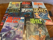 Heavy Metal Comic Adult Fantasy 1979 Part Set