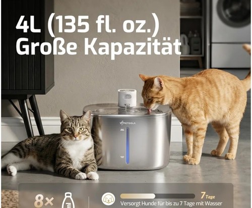 Cat fountain wireless with - cat,