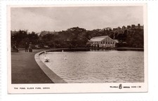 THE POND, ELDER PARK, GOVAN: Glasgow postcard (C94158)