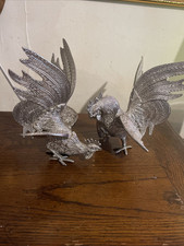 Vintage Pair Of Silver Plated