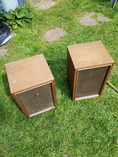 Sony hifi speakers wooden - sony,