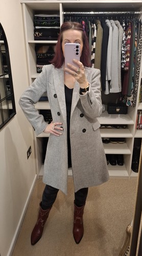Vgc pale grey zara - pale,