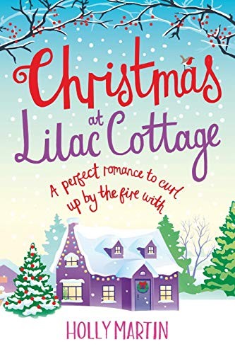 Christmas lilac cottage - lilac,