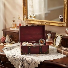 Wooden Lockable Storage Box