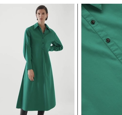 Cos relaxed fit midi shirt - cos,