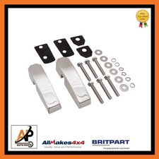 Windscreen Brackets Stainless Steel (Pair) For Land Rover Defender - DA1142SS