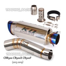 For Honda CBR500 CB500X CB500F 13-19 Exhaust Pipe Silencer Slip On Mid Link Tube