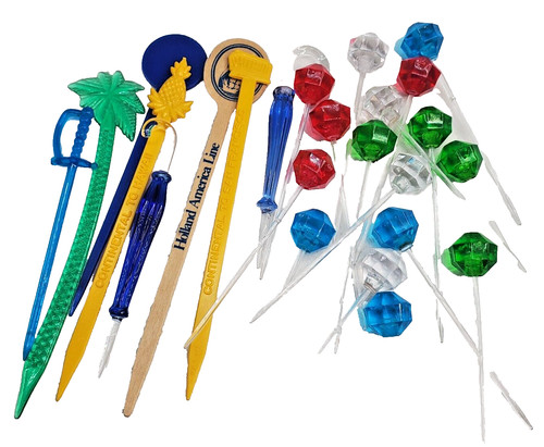 Olive spears cocktail picks - olive,