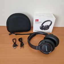 MPOW H18 BLUETOOTH HEADSET HEADPHONES (MPBH146BB) LLTGEM EVA HARDCASE INCLUDED