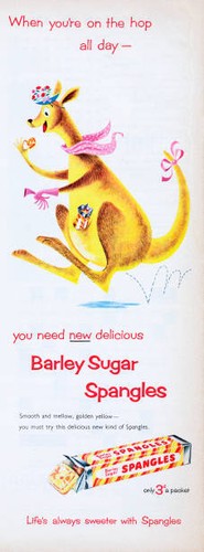 Advertisement for barley sugar - advertisement,