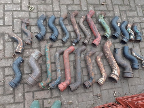 Vintage cast iron drain rain - vintage,