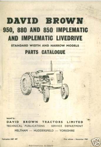 David brown tractor 850 - david,