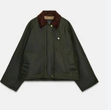 Zara new woman contrast collar - new,