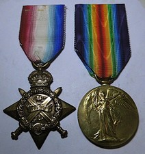 WW1 14 MONS STAR & VICTORY