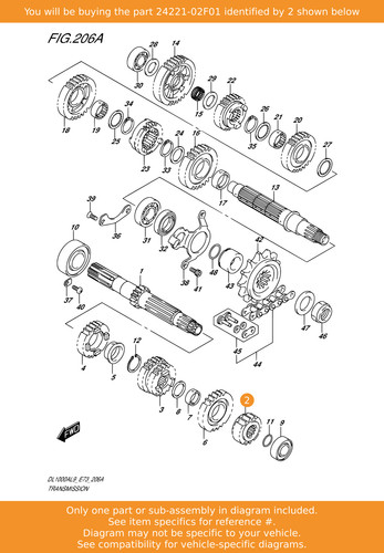 Suzuki gear 2nd drive - 2nd,