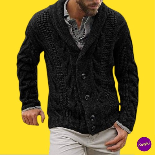Runcati men cardigan chunky - runcati,