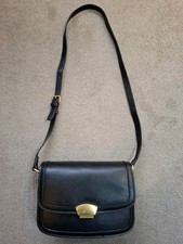 MNG Mango Black Faux Leather