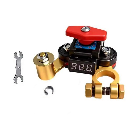 Rotary battery cut off - cut, switch