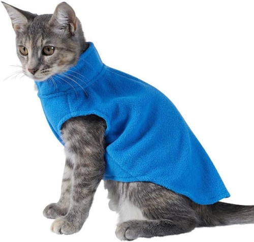 Cat fleece vest small pet - cat,