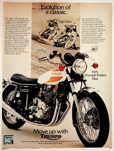 1975 triumph trident t160 - 1975,