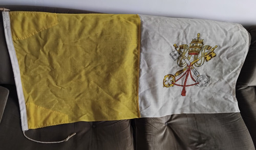 Vintage linen sewn rope - sewn,