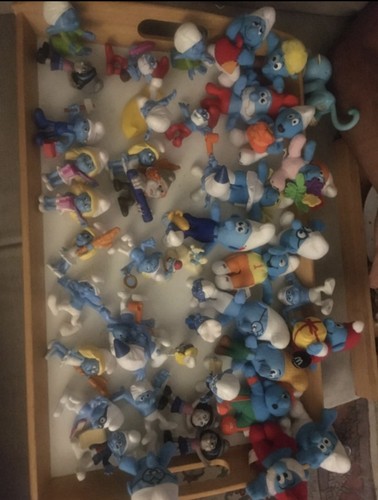 Smurfs toy figures bundle mini - toy,