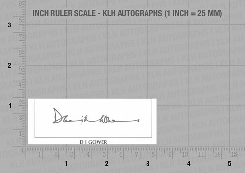 David gower hand signed - david,