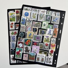 Job lot stamps flowers - lot,